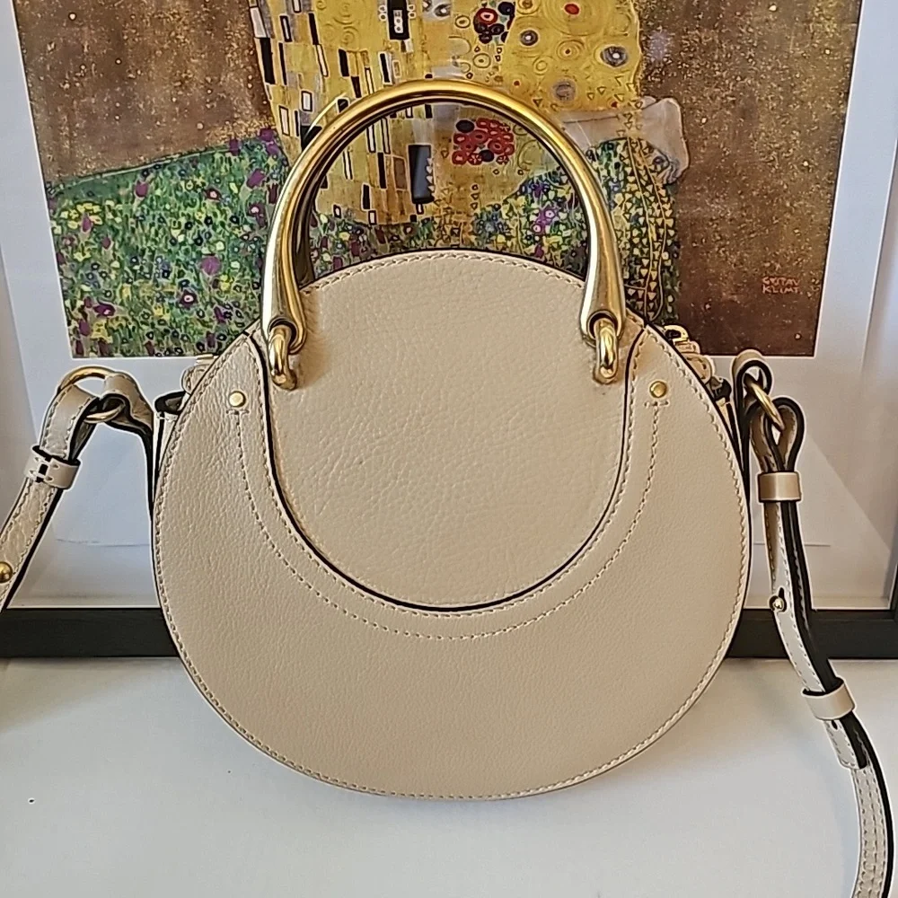 CHLOÉ Pixie Round Leather Crossbody Bag AUTHENTIC - Picture 5 of 16